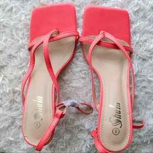 SHEIN PINK HEELS